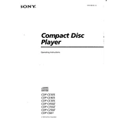 Sony CDP-C661 manual cover