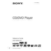 Sony DVP-SR401HP manual cover