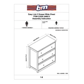 Easy Link B&M 3 Drawer Wide Chest 348913 manual cover