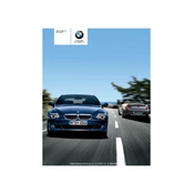 BMW 650i Convertible 6 Series 2010 manual cover