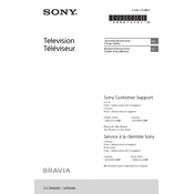 Sony KD-60X690E manual cover