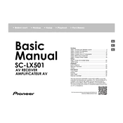 Pioneer SC-LX501 manual cover