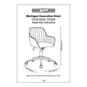 Michigan B&M Executive Chair 370329 manual cover