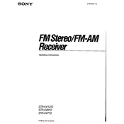 Sony STR-AV710 manual cover