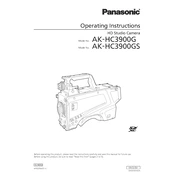 Panasonic AK-HC3900G manual cover