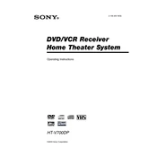 Sony HT-V700DP manual cover