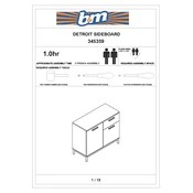 Detroit B&M Sideboard 345359 manual cover