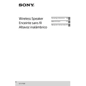 Sony GTK-PG10 manual cover