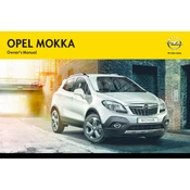 Opel Mokka 2013 manual cover