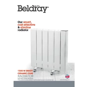 Beldray EH3109W 1500 W Smart Ceramic Core Radiator manual cover