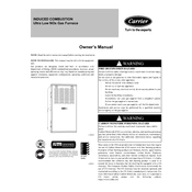 Carrier 58SU0A manual cover