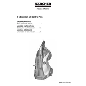 Karcher K 5 Premium Full Control Plus manual cover