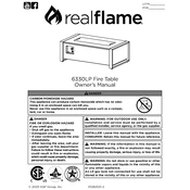 Realflame 6330LP manual cover