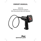 Whistler WIC4750 Wireless Inspection Camera manual cover