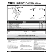 Thule Raceway 9003 manual cover