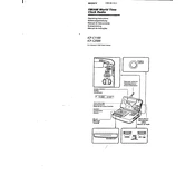 Sony ICF-C1100 manual cover