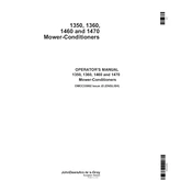 John Deere 1350, 1360, 1460 and 1470