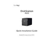 Synology NAS DS410 manual cover