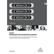 Behringer NU6000DSP manual cover