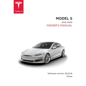 Tesla Model S 2012-2020 Korea manual cover