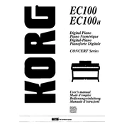 KORG EC-100 manual cover