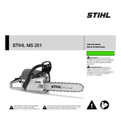 Stihl MS 251 manual cover