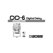 Boss DD-6 manual cover