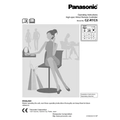 Panasonic CZ-RTC5 manual cover