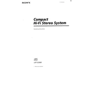 Sony LBT-G3000 manual cover