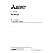 Mitsubishi Electric Melsensor CF26 manual cover