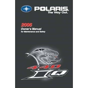 Polaris 440 IQ manual cover