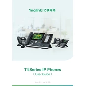 Yealink SIP-T42S T4 Series manual cover