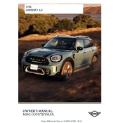 Mini Countryman 2022 manual cover