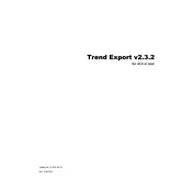 Carrier Trend Export manual cover