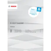 Bosch TAT7S44GB Toaster manual cover