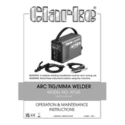 Clarke 6012149 AT165 Arc Tig MMA Welder manual cover