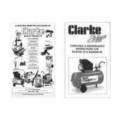 Clarke 2220061 Ranger 25 Air Compressor manual cover