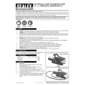 Sealey RE83-840.V2 Hydraulic Pump manual cover