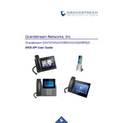 Grandstream GXV3350 Web API IP Phone manual cover