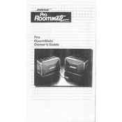 Bose Pro RoomMate System manual cover