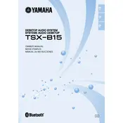 Yamaha TSX-B15 Audio System manual cover