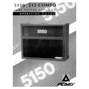 Peavey 5150 212 Combo Amplifier manual cover