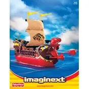 Fisher Price Mattel Imaginext Serpent Ship H0708 Toy manual cover