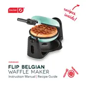 Dash DBWM600 Flip Belgian Waffle Maker manual cover