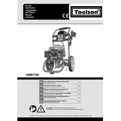 Toolson HRB1700 3907702915 Pressure Washer manual cover