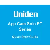 Uniden App Cam Solo PT Series Camera manual cover