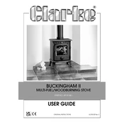 Clarke 6910134 Buckingham 2 Multi-Fuel Woodburning Stove manual cover