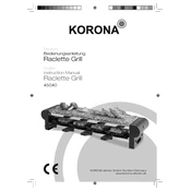 Korona 45040 Grill manual cover