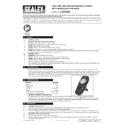 Sealey LED50WS Torch manual cover