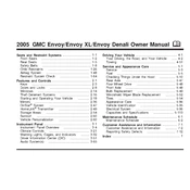 GMC Envoy 2005 manual cover